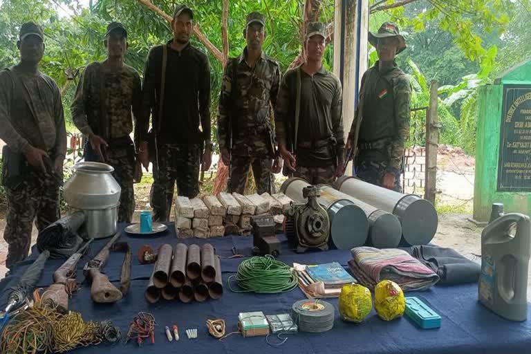 maoist material seized in malkangiri