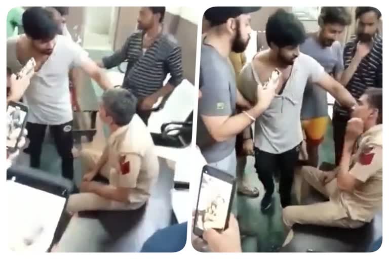 Policeman assault case in Delhi