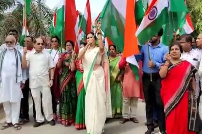 triranga rally in bargarh for har ghar triranga campaign