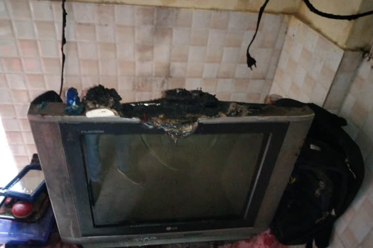 TV explosion in Nalasopara