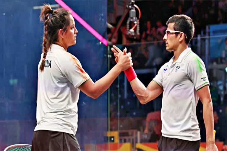 commonwealth games 2022  CWG 2022  india in CWG 2022  deepika pallikal  saurav ghosal  dinesh karthik  DK  karthik tweet for deepika  कॉमनवेल्थ गेम्स 2022  क्रिकेटर दिनेश कार्तिक  दीपिका पल्लीकल  सौरव घोषाल