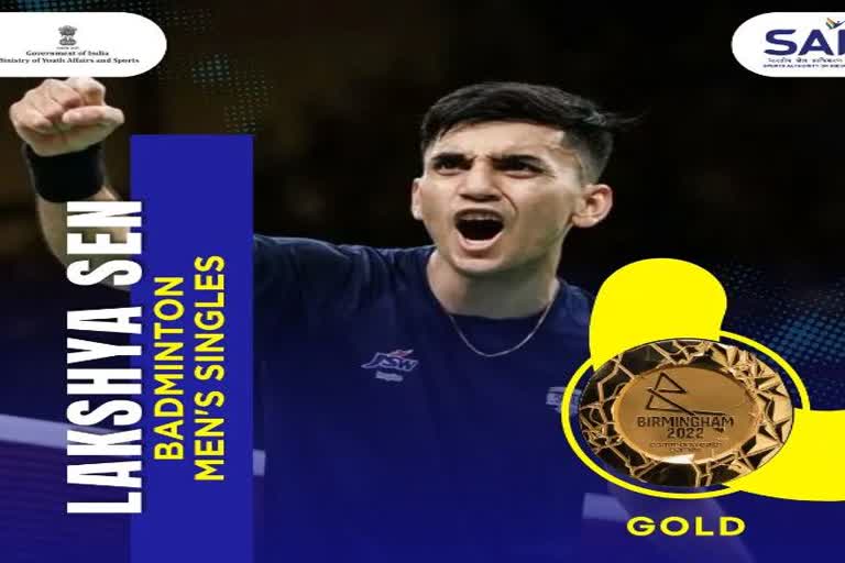 Lakshya sen wins Gold