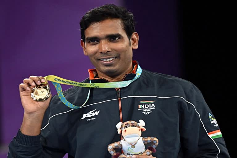 Sharath Kamal Wins Gold