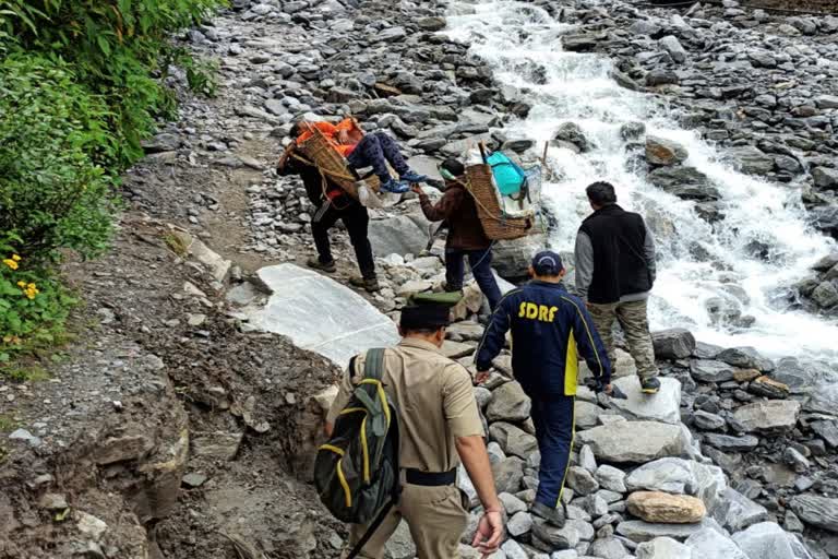 Tourist Rescue in the Valley of Flowers