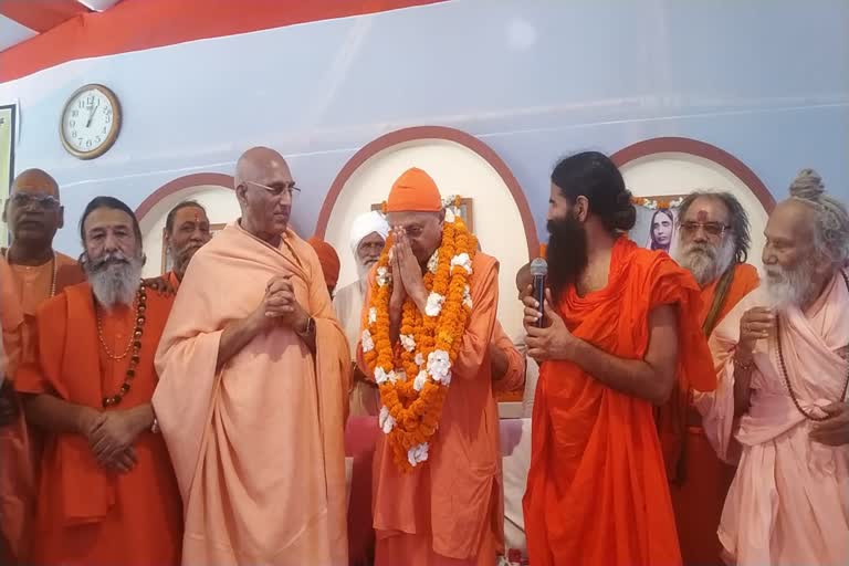 Swami Visheshwaranand Maharaj became the new secretary of Ramakrishna Mission Sevashram Kankhal Haridwar