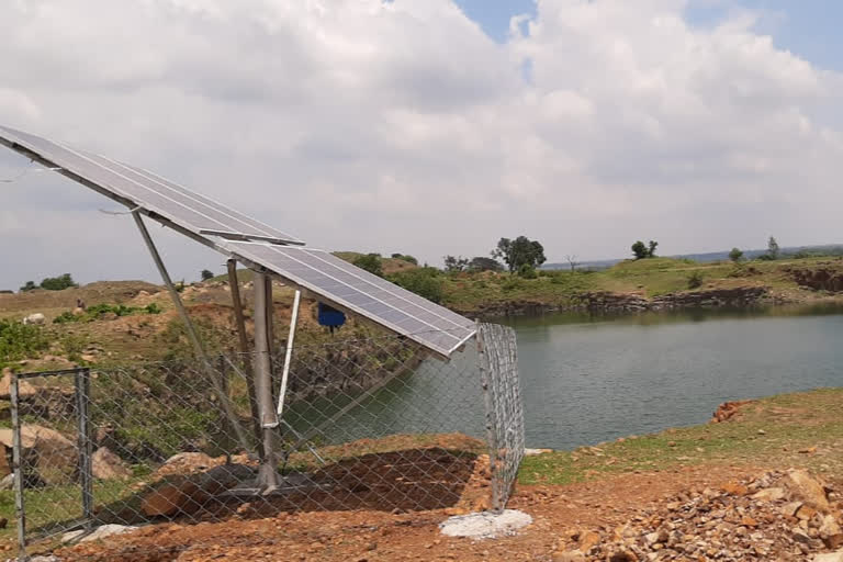 water filled in the closed mines is being filtered