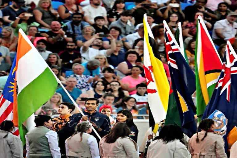 commonwealth games 2022  CWG 2022  india in CWG 2022  closing ceremony  Birmingham  कॉमनवेल्थ गेम्स 2022  बर्मिंघम  अलेक्जेंडर स्टेडियम  शरत कमल