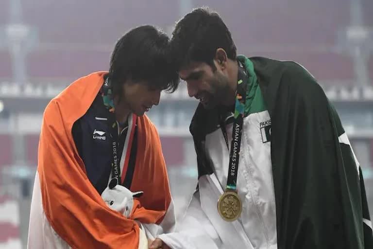 Syed Hussain Bukhari  CWG 2022  Arshad Nadeem  Neeraj Chopra  അര്‍ഷാദ് നദീം  നീരജ് ചോപ്ര  സയ്യിദ് ഹുസൈൻ ബുഖാരി  നീരജ് ചോപ്രയ്‌ക്കൊപ്പം അര്‍ഷാദ് നദീം പാക് മണ്ണില്‍ മത്സരിക്കുന്നത് കാണാന്‍ ആഗ്രഹമെന്ന് ഹുസൈൻ ബുഖാരി  Arshad Nadeem won gold in men s javelin at CWG  കോമണ്‍വെല്‍ത്ത് ഗെയിംസില്‍ അര്‍ഷാദ് നദീമിന് സ്വര്‍ണം  sports news  latest sports news  കായിക വാര്‍ത്തകള്‍  സ്‌പോര്‍ട്‌സ് വാര്‍ത്തകള്‍