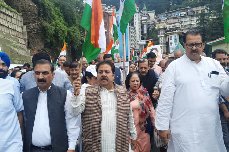 Congress padyatra in Himachal Pradesh
