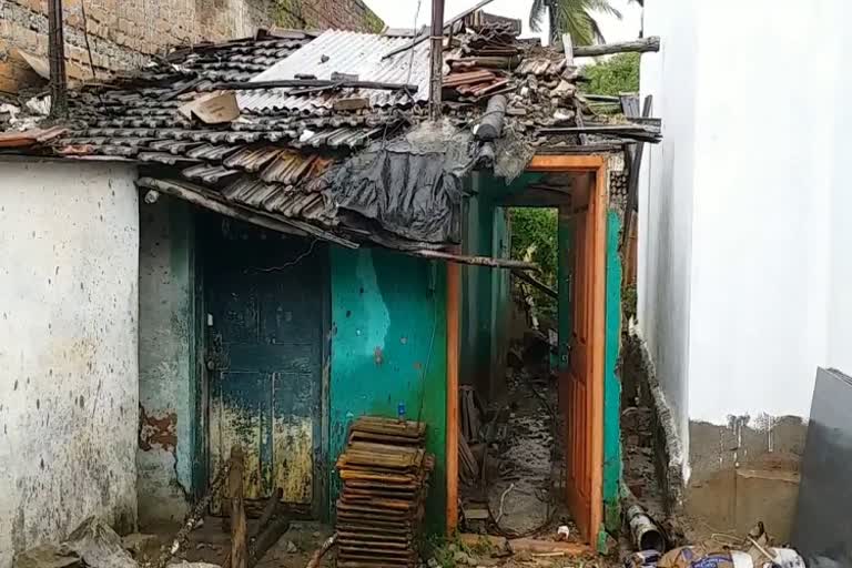 house damage due to rain