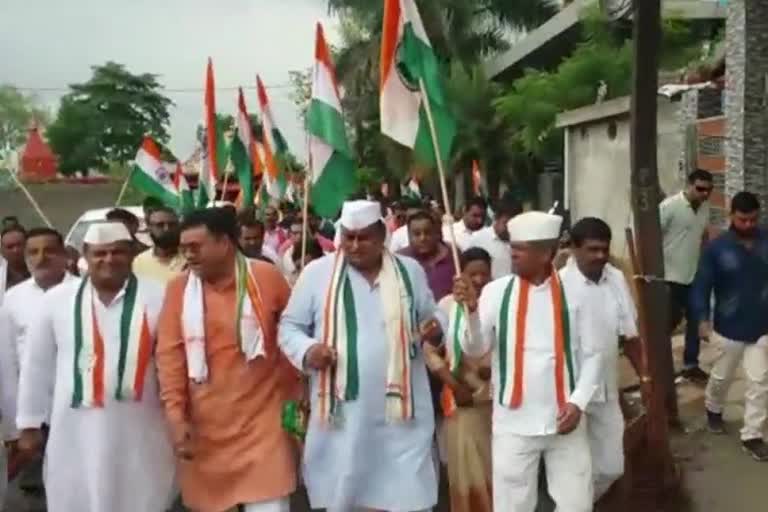 Congress Gaurav Yatra in response to har ghar tiranga abhiyaan of BJP