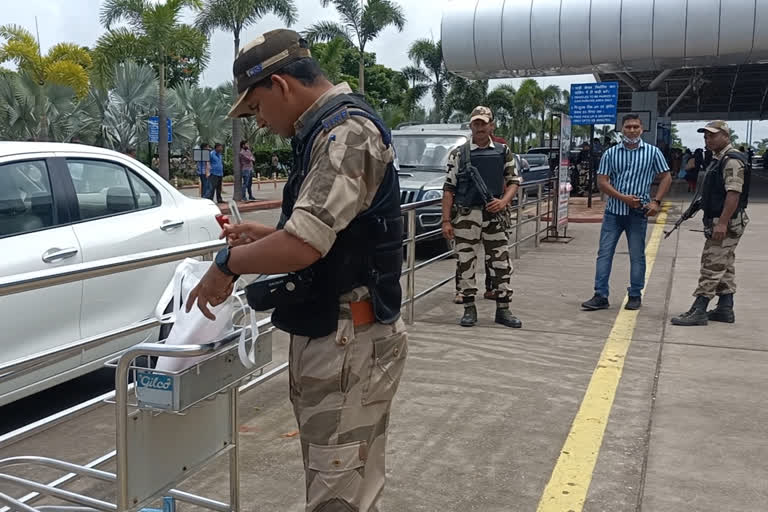 Unclaimed bag at Ranchi airport