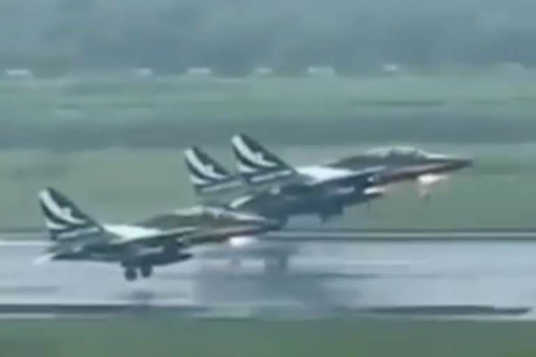 South Korean fighter jets parked at Nagpur airport