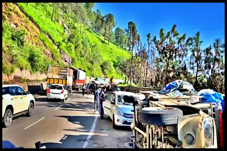 Tanker hit 4 vehicles in solan