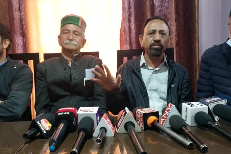 Satyajeet Negi press conference in Reckong Peo