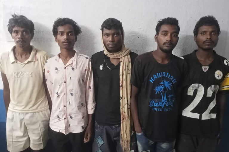Five accused arrested for murder in Khunti