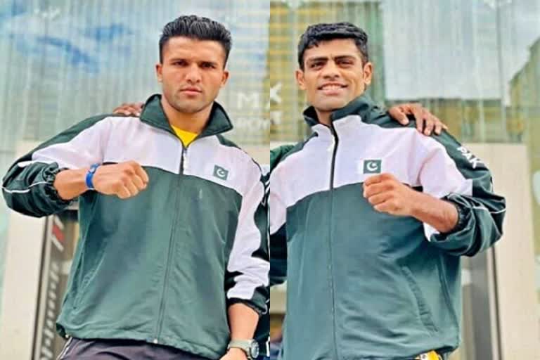 commonwealth games 2022  CWG 2022  Two Pakistani boxers missing in Birmingham  Two Pakistani boxers missing after Commonwealth Games  बर्मिंघम में दो पाकिस्तानी मुक्केबाज लापता  राष्ट्रमंडल खेलों के बाद दो पाकिस्तानी मुक्केबाज लापता  राष्ट्रमंडल खेलों 2022