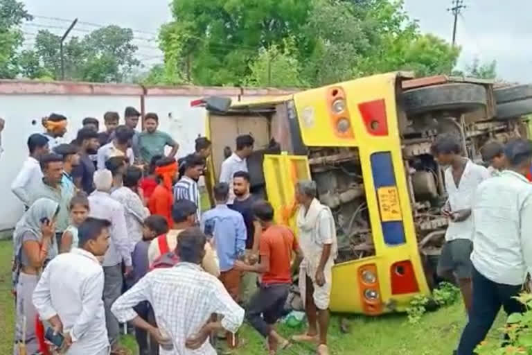 Bus accident near Satna MP