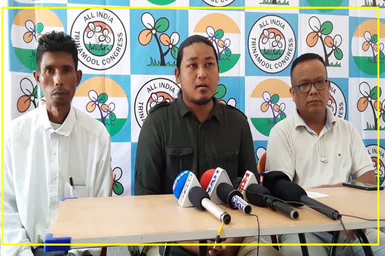 Trinamool Congress press conference in Dima Hasao