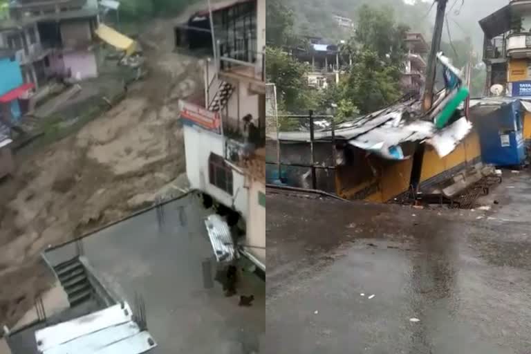 Cloud Burst in Kullu  heavy rain at himachal  Schools of Ani subdivision closed  two death declared in kullu  vehicles washed away in kullu  കുളുവിൽ മേഘവിസ്‌ഫോടനം  കുളുവിൽ 7 വാഹനങ്ങൾ ഒലിച്ചുപോയി  ഹിമാചലിൽ ശക്തമായ മഴ  ദേശീയ വാർത്തകൾ  latest national news  ഹിമാചൽ വാർത്തകൾ