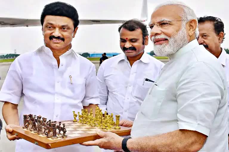 तमिलनाडु मुख्यमंत्री एमके स्टालिन  Stalin Asks Modi  narendra Modi  PM Modi  तमिलनाडु मुख्यमंत्री एमके स्टालिन  44वां शतरंज ओलंपियाड 2022  खेल समाचार  Sports News