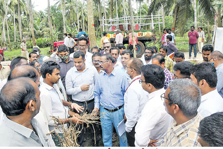 పంట నష్టాలపై కేంద్రానికి నివేదిస్తాం