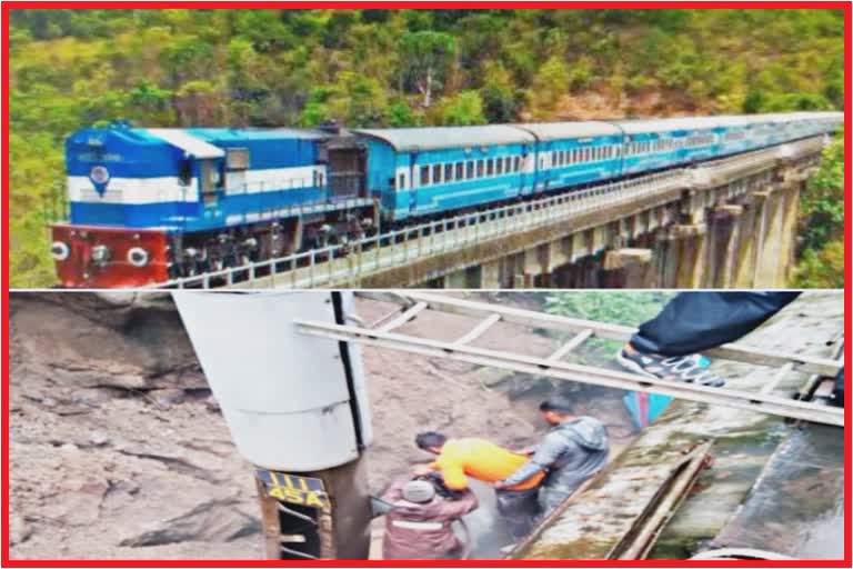 Crack Fell on Railway Line Khandala