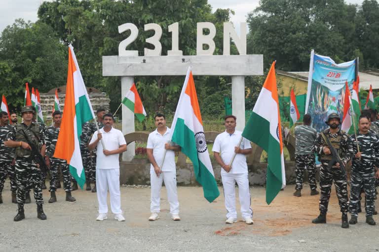 crpf took out Tiranga rally