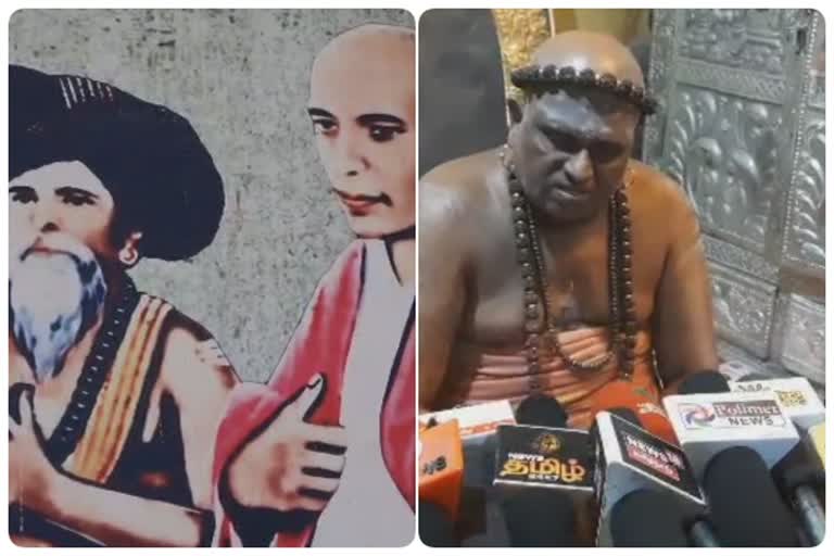 Etv Bharatசுதந்திரத்தை அடையாளப்படுத்தியது திருவாவடுதுறை ஆதீனம் அனுப்பிய செங்கோல்