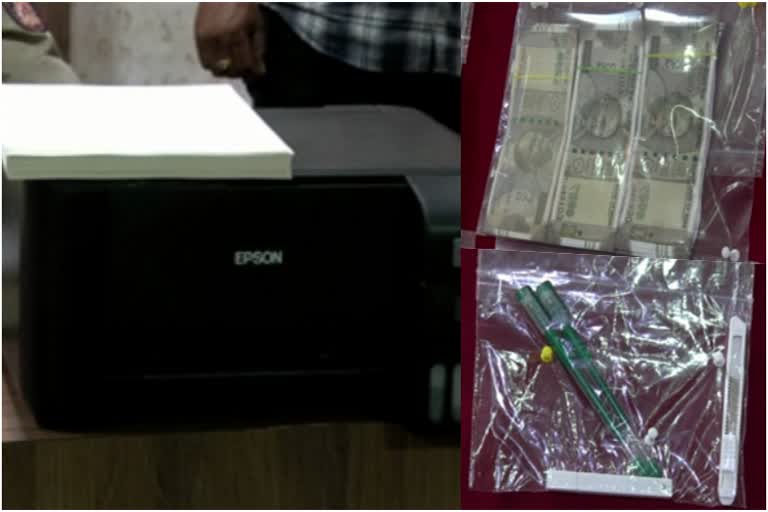 printing-of-fake-notes-from-color-printer-two-accused-arrested-in-davanagere