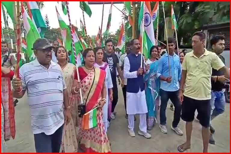 Rally in Tinsukia on the occasion of Azadi ka Amrit Mahotsav