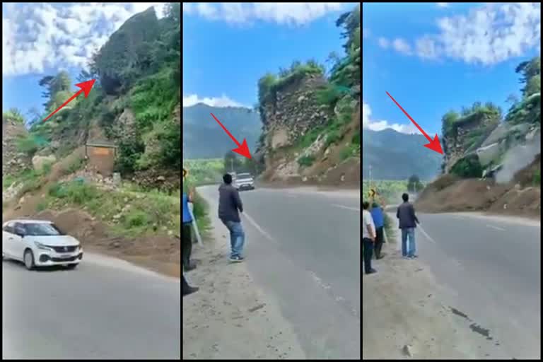 LANDSLIDE IN KULLU HIMACHAL PRADESH