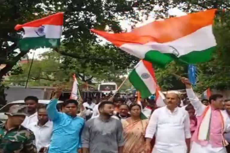 Azadi ki Gaurav Yatra of Congress party in Jamtara