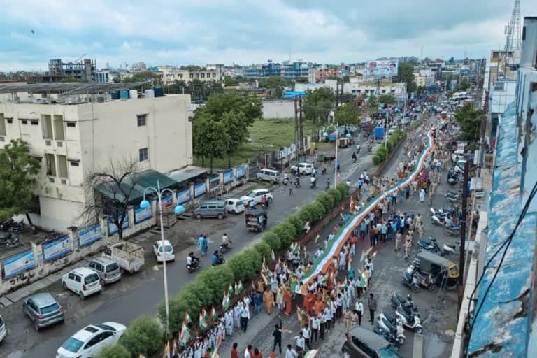 Tiranga Yatra in Bhilwara