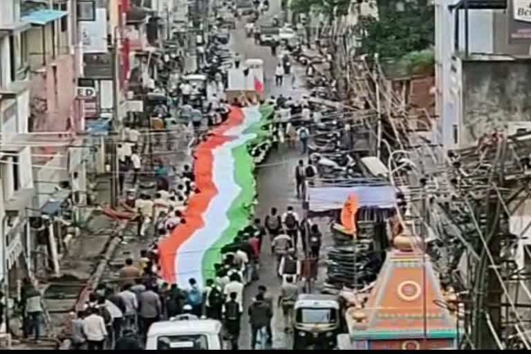 Grand Triranga Yatra in Hubli