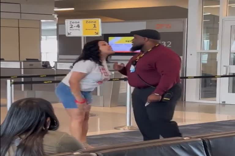 Airport Fight Viral Video