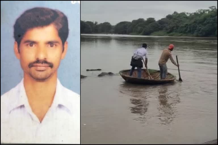 Etv Bharatcrocodile-drags-a-man-into-river-in-dandeli