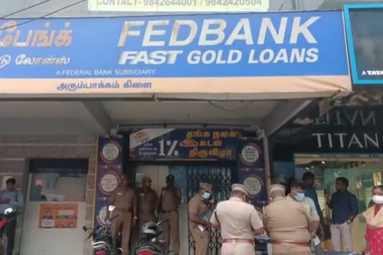 Robbers looted gold from Fedbank