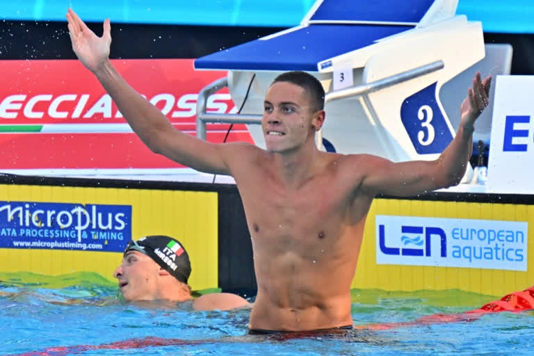 David Popovici breaks world 100m freestyle record at European Championships