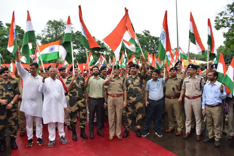 Humar tiranga March in Durg