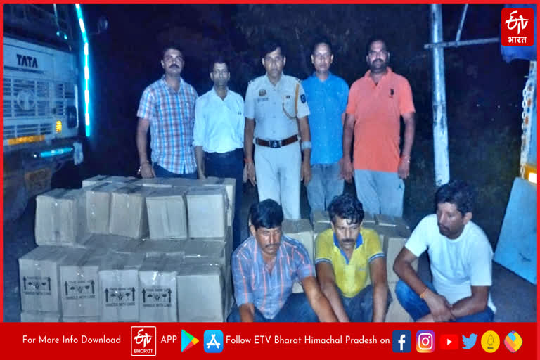 illegal liquor caught in bilaspur