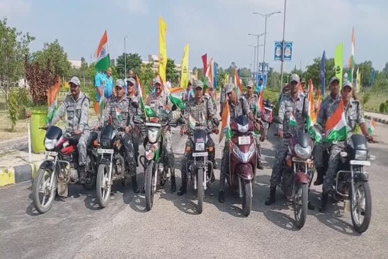 CRPF tricolor yatra in sonipat