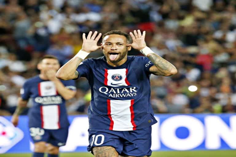 French Ligue 1  Paris Saint Germain  Montpellier  Neymar  lionel messi  kylian mbappe  romelu lukaku  Italian Serie A  inter mila  lecce  नेमार