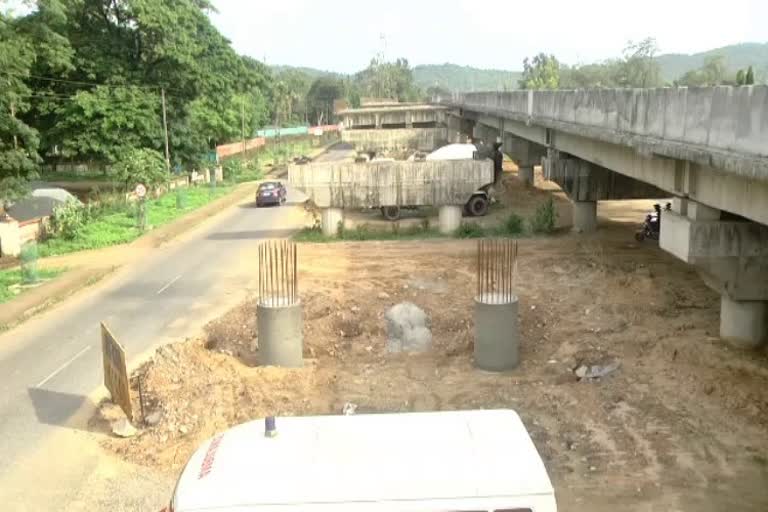 Uttara Kannada Four lane road work is not completed