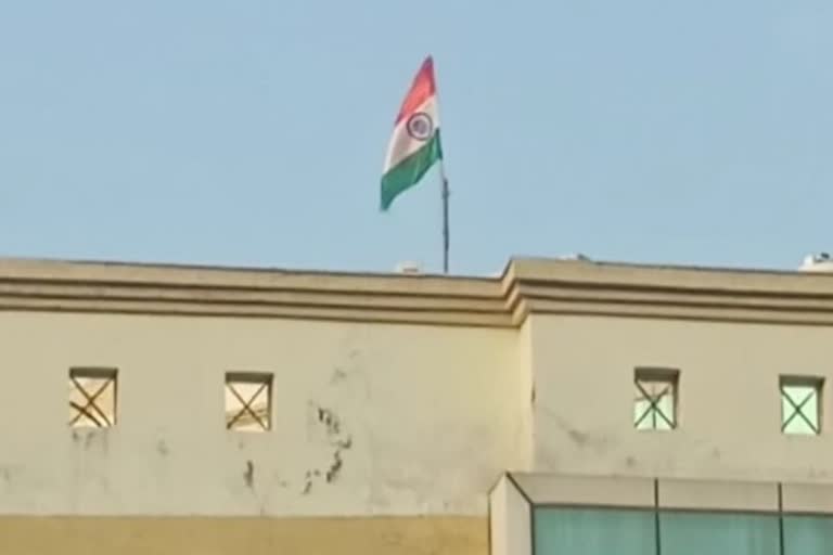 national flag insulted in panipat