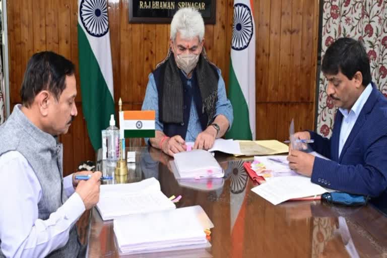 Lieutenant Governor Manoj Sinha