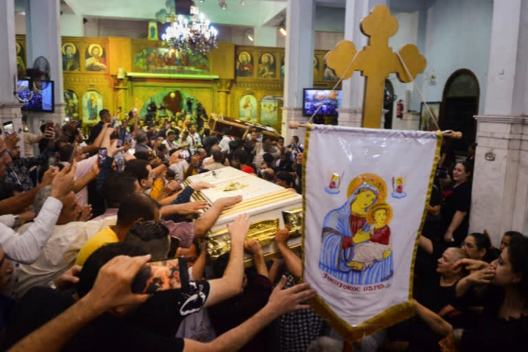 Fire at Cairo Coptic church kills 41