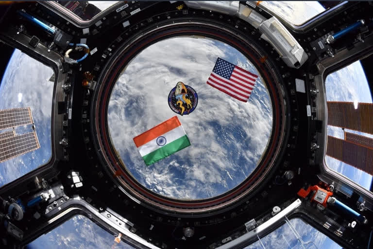 Tricolor seen in International Space Station