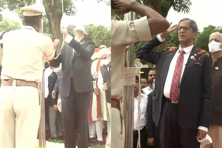 Flag Hosting CJI NV Ramana