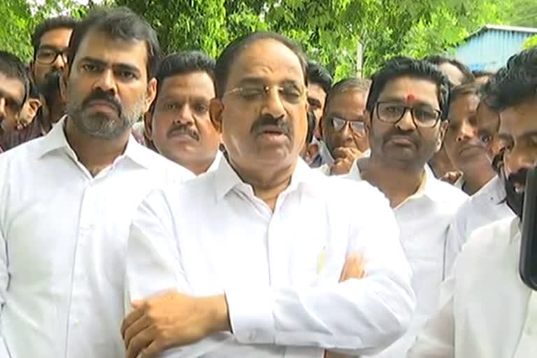 EX Minister Thummala nageswara rao on trs leader krishnaiah murder